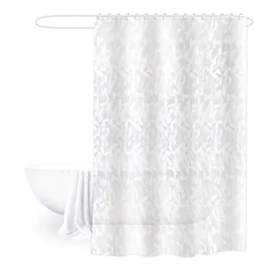 Low MOQ Modern Clear Bathroom Curtain Liner PEVA Plastic Waterproof Shower Curtain For Home Hotel