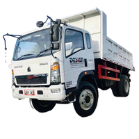 Camion benne léger Sinotruk Howo CDW 4x2 avec suspension pneumatique mini Euro 2, moteur diesel, état neuf, prix bas