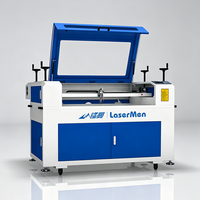 Découpeuse laser CO2 modulaire LM-1060 pour contreplaqué, cuir, bambou – Solution de production compacte et optimisée