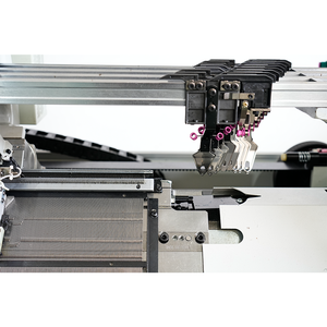 Machine à tricoter à empeigne pour chaussures Supporte le système de contrôle <span class=keywords><strong>Maihong</strong></span> Machine à tricoter supérieure à chaussures plates 3D informatisée - Product Image 5