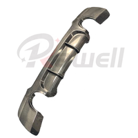 Diffuseur arrière en fibre de carbone véritable pour BMW Série 3 E92 E93 MT 2007-2012 (2 sorties) Lame de pare-chocs arrière compatible pré-LCI et LCI