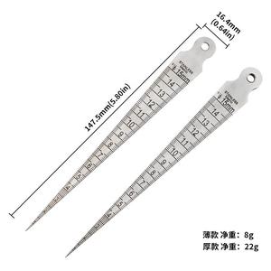Bereich 1-15MM Edelstahl Toper Schweiß lehre Spalt lehre Fühler lehre Szczelinomierz Messwerk zeug - Product Image 3