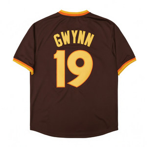 Maillots de baseball vintage pour hommes, style cousu, 19 Tony Gwynn, tailles S-3XL - Product Image 6