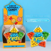 Boîte de fèves de chocolat au beurre de cacao délicieuses Pentagram, collation pour enfants, vente en gros en supermarché, promotion exceptionnelle