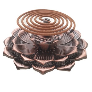 Porte-<span class=keywords><strong>encens</strong></span> Lotus en laiton avec cascade reflux bâtons de brûleur d'<span class=keywords><strong>encens</strong></span> en métal pour la méditation Yoga décor maison - Product Image 5