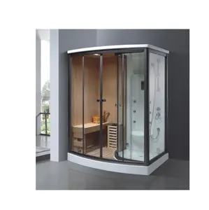 Cbmmart home cheap steam infrared wood sauna personal use dry& Wet sauna steam room