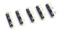 YZTECH Conector Macho de Paso DIN 2.54mm, Doble Fila, Ángulo Recto, SQ0.64mm H1.5/2.0/2.5mm 1101R-2*10P, Nylon para PCB