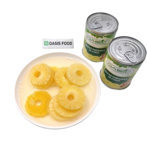 Vente en gros d'usine : Ananas en conserve en tranches/bouches/rondelles dans un sirop léger, fruits tropicaux en conserve de haute qualité - Product Image 2