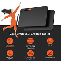Super Deal Prix d'usine VEIKK Voila L 8192 Niveaux de pression Dessin numérique Tablettes à stylo graphique