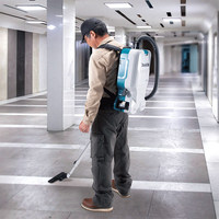 Aspirateur à dos sans fil Makita DVC660ZX4, sans balais, pour hôtel et avion