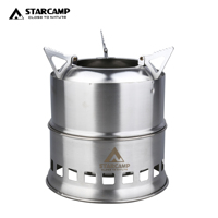 STARCAMP Sac à dos solo pour l'extérieur, randonnée, camping pliable, gril pour les aventures du poêle à bois, brûleur de camp