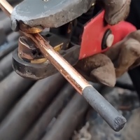 Électrode en graphite rond/barre de carbone pour gougeage à arc d'air B508, en vente chaude