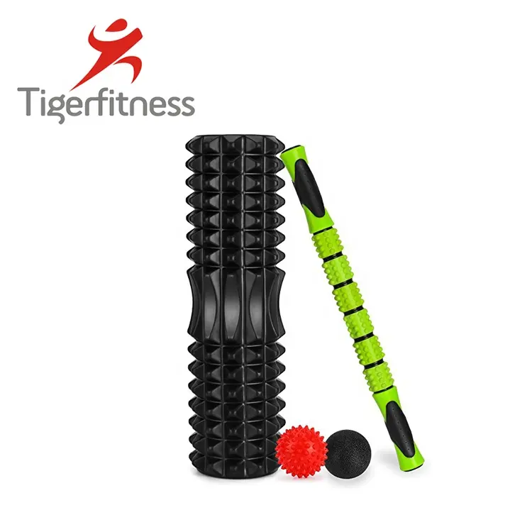 Tiger Fitness Großhandel neues Design Muskelsmassage Therapie Yoga Schaumstoff-Roller