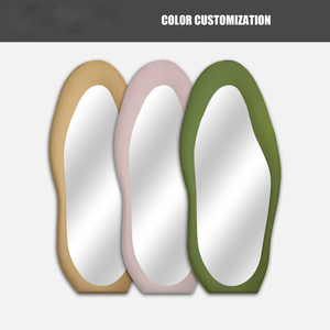 Tete bán buôn không thường xuyên đầy đủ chiều dài lượn sóng tường Gương trang trí nội thất số lượng lớn bước đứng gương tường đầy đủ chiều dài cơ thể số lượng lớn sàn gương - Product Image 3