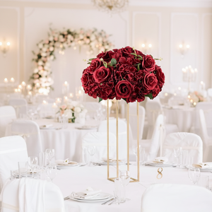 Nouvel ensemble de <span class=keywords><strong>d</strong></span>écoration <span class=keywords><strong>d</strong></span>'<span class=keywords><strong>allée</strong></span> de mariage transfrontalier avec colonnes romaines, boules de fleurs artificielles en soie, ensemble deux pièces, <span class=keywords><strong>d</strong></span>écoration de cérémonie automobile - Product Image 1