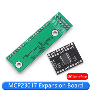 MCP23017 I2C 16 Channel <strong>IO</strong> Expander Module GPIO Expansion <strong>Board</strong> Black Green Long <strong>Board</strong> - Product Image 5