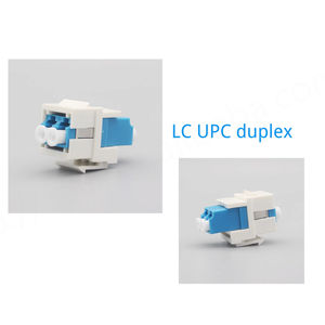 LC Multimode Duplex Fibre Optique Keystone Veste Coupleur Adaptateur Intérieur Extérieur Utilisation 4G 3G Réseaux Wi-Fi - Product Image 3