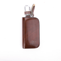 Gionar Dompet Remaja Kulit Unisex, Dompet Kulit Gantungan Kunci dengan Kait Disesuaikan