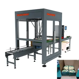Robot Complete Work Line to Pick and Place Food Bags Carton Packing System