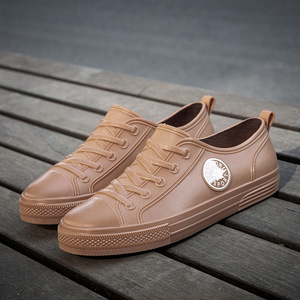 Quattro stagioni scarpe impermeabili per gli uomini e le donne coppia stile plastica pioggia stivaletti all'ingrosso - Product Image 4