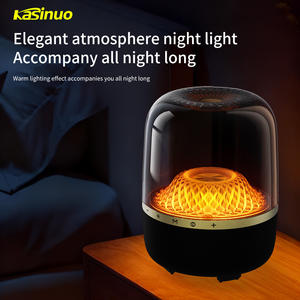 Enceinte Bluetooth Kasinuo Peak avec coque en verre, matrice <span class=keywords><strong>de</strong></span> diamants RGB, haut-parleur <span class=keywords><strong>de</strong></span> graves <span class=keywords><strong>de</strong></span> 4 pouces, tweeter <span class=keywords><strong>de</strong></span> 57 mm, TWS, TF, USB, AUX, <span class=keywords><strong>pour</strong></span> bureau, cadeau, extérieur - Product Image 4