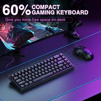 Clavier de jeu mécanique à effet Hall AULA WIN68 HE PRO - Interrupteurs magnétiques, rétroéclairage RGB, taux de polling 8 kHz, déclenchement rapide, compact