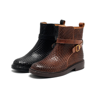 Bottines en daim à lacets pour femmes avec doublure en cuir véritable, respirantes, légères et confortables