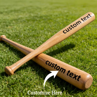 Personnalisation du texte, batte de baseball en bois gravée personnalisée, bois de hêtre naturel, adapté aux scènes sportives
