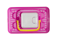 Réservoir de poissons en plastique Polypropylène Fish Tank Ermite Crabe Cage Critter Box Pet Storage Box Fish Tank Ornements