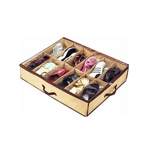 Caja Organizadora de Zapatos de Tela No Tejida para Debajo de la Cama, Ahorra Espacio - Product Image 1