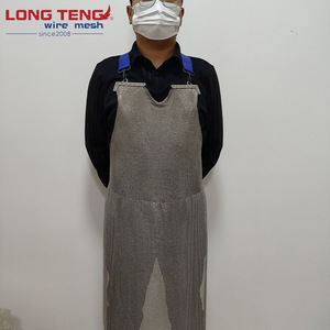 High Strength Stainless Steel Sleeveless Workwear <b>Apron</b>-Cut Resistant Eco-Friendly Fashionable Metal Mesh <b>Apron</b> - Product Image 2