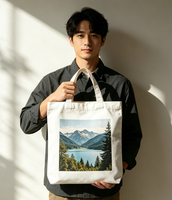 Nouveau modèle 2026 - Sac en toile écologique personnalisable, durable et résistant à l'usure, de haute qualité, idéal pour le shopping