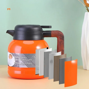 Bouteille isotherme grande capacité en acier inoxydable avec affichage de la température pour café, thé et eau - Product Image 3