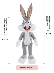 Hugkis cho công chúa gấu bọ thỏ tám anh em thỏ siêu mềm đồ chơi sang trọng với PP bông James điền giảm căng thẳng Quà Tặng - Product Image 5