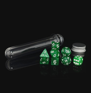 HS Acrylic ngọc trai xúc xắc Bộ 8pcs polyhedral pips cho DND & RPG đa-màu Board trò chơi Dungeon con rồng xúc xắc Ống gói - Product Image 5