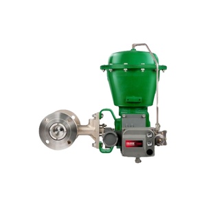 Vanne de régulation de gaz pneumatique Emerson Fisher Vee-Ball V200 avec construction de joint sphérique HD, options de corps sans bride/avec bride - Product Image 4