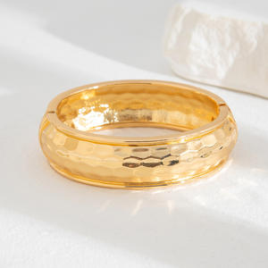 Brazalete de aleación geométrica minimalista a la moda para mujer, regalo de joyería Punk metálica gruesa a la moda - Product Image 6