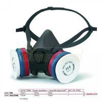 Masque anti-poussière demi-visage réutilisable INDUSTRIAL STARTER SEMI-MASK SÉRIE 7000 avec cartouches en coton et silicone - Product Image 1