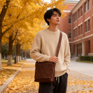 Сумка-мессенджер из натуральной кожи - Product Image 2