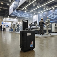 Nettoyeur de bagages portable 500W, machine de nettoyage automatique de valises, équipement de lavage de bagages haute pression pour usage commercial