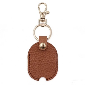PU Leather Eco-Friendly Durable <b>Key</b> <b>Ring</b> <b>Key</b> Protector Car <b>Key</b> Loop Replacement <b>Key</b> Sleeve Keychain Charm Bag Car Pendant - Product Image 5