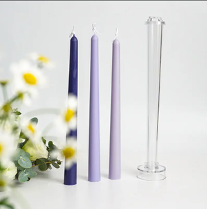 Moules à bougies en acrylique longs à vendre, moules à bougies coniques pour mariage, fournitures pour la <span class=keywords><strong>fabrication</strong></span> de bougies - Product Image 6