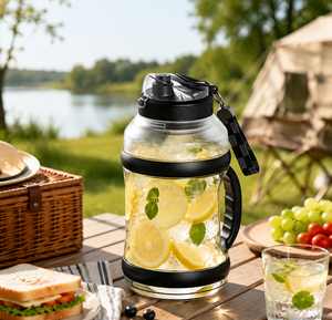 2L Oversized Portable Juicer Blender Cup Cordless Rechargeable Smoothie Maker for Outdoor Camping Picnic Sports Use - Product Image 1