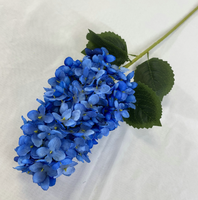 Prix de gros fleurs artificielles en soie bleu marine royale pour la décoration de fête de mariage centres de table de fleurs