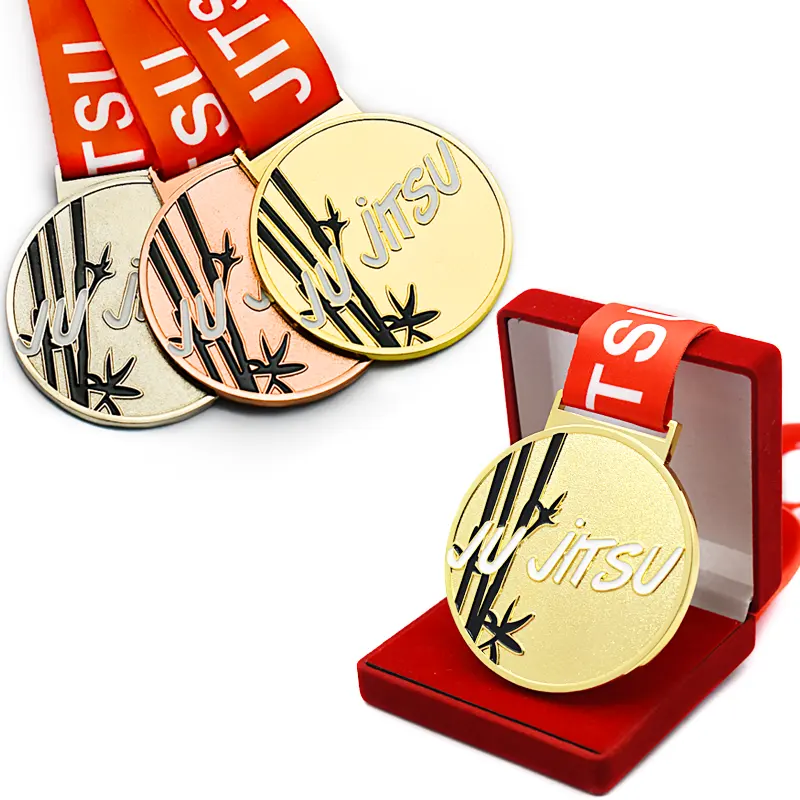 Renhui Sportrace Award Gouden Zilveren En Bronzen Sportieve Metalen Handwerk Sport Custom Medailles En Trofeeën Medailles