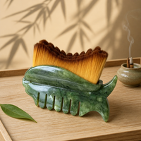 Peigne de massage, brosse sèche, drainage lymphatique facial, acupression des méridiens du cuir chevelu, lifting de la mâchoire, outil de beauté Gua Sha pour spa