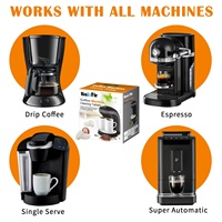Tablettes détartrantes écologiques pour cafetière jetable - Nettoyage efficace pour les machines à café