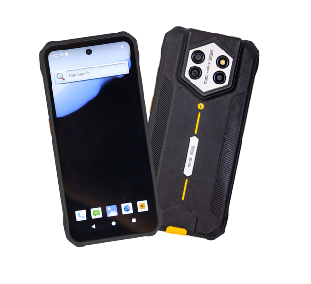 ODM/OEM 6.56 Inch Rugged Industrial Phone Matte Touch Screen Durable Rugged Phone Three-guard Mobile Phone