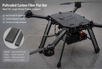 Bande de fibre de carbone à module élevé pour renforcement de manche de guitare, barre structurelle rigide pour poutres d'aile de drone 6x4 5x5 4x4mm anti-déformation