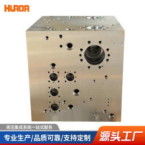 Bloc de soupapes hydrauliques Huada 1600T pour injection haute pression 400 bars 160 L/min en acier C45 - Product Image 5